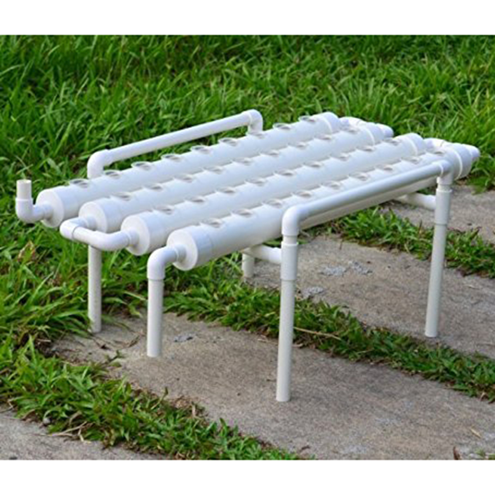 

36 Holes Hydroponic Piping Site Grow Kit DIY Horizontal Flow DWC Deep Water Culture System Garden Vegetable