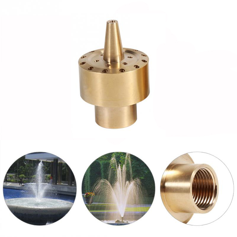 

1/2" Garden Courtyard Pond Fountain Brass Water Nozzle Sprinkler Column Style Spray Head