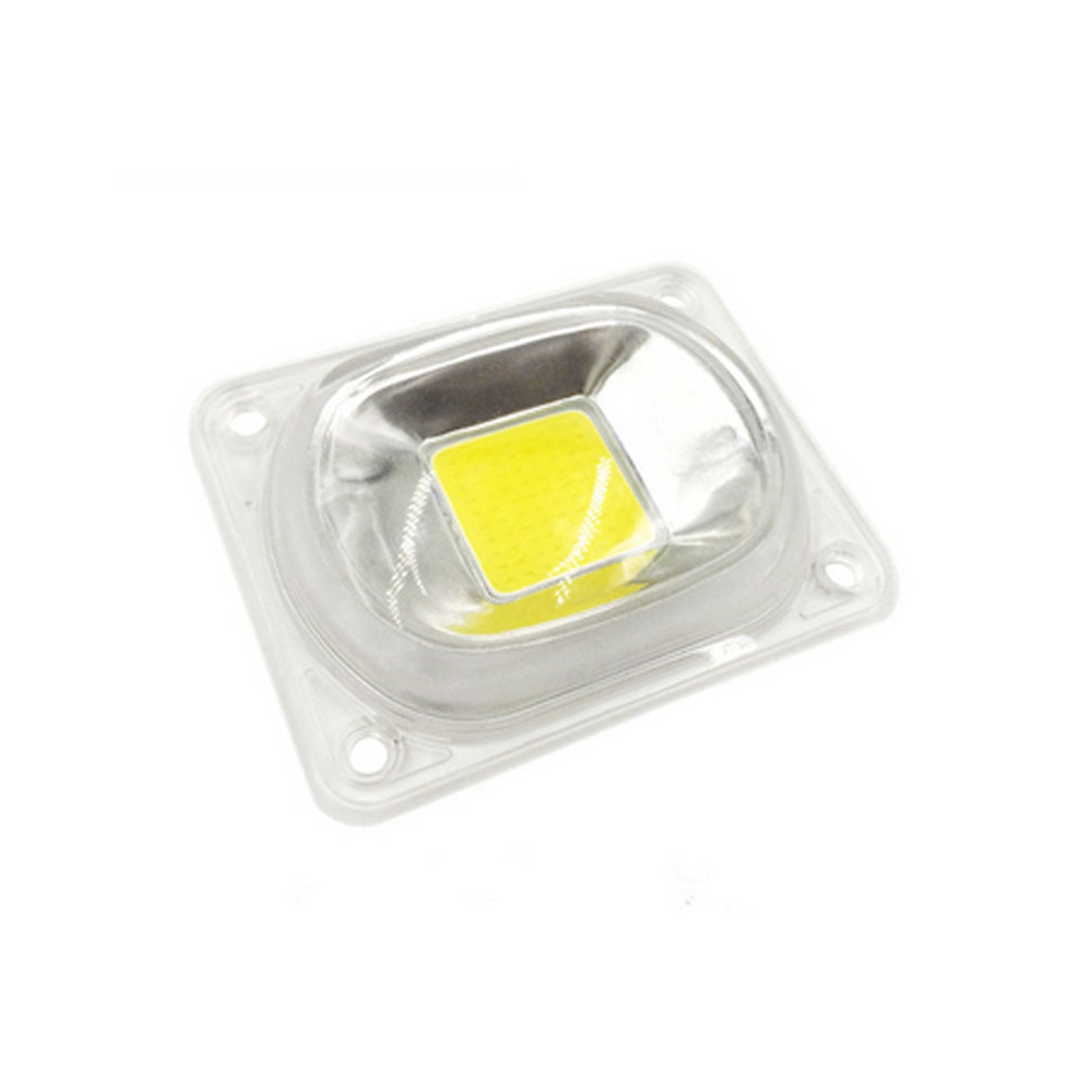 

20W 30W 50W White / Warm White LED COB Light Chip with Lens for DIY Floodlight AC110V / 220V