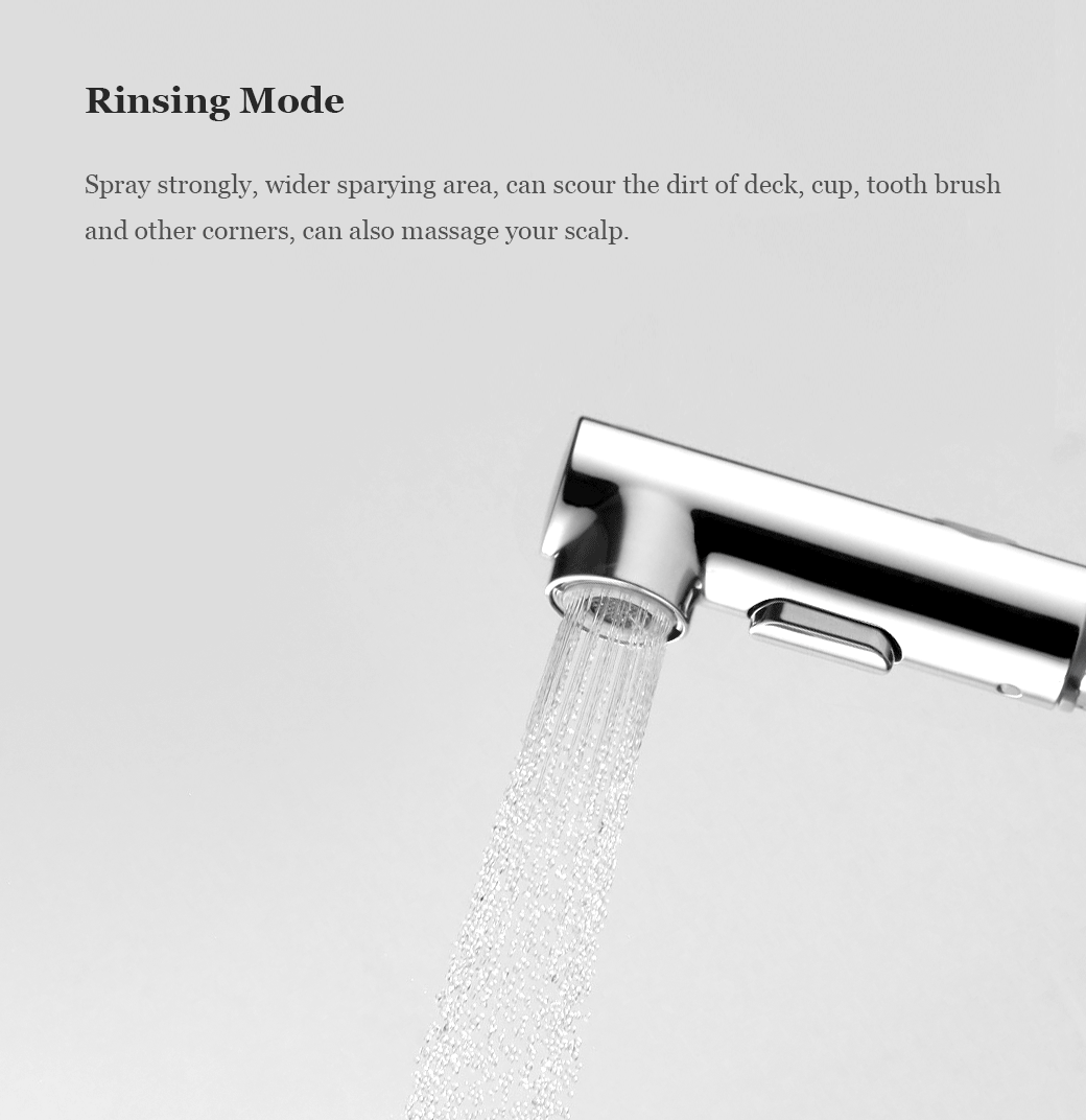 DABAI Bathroom Basin Sink Faucet With Pull Out Rinser Sprayer Gargle 2 Mode Mixer Tap from 45