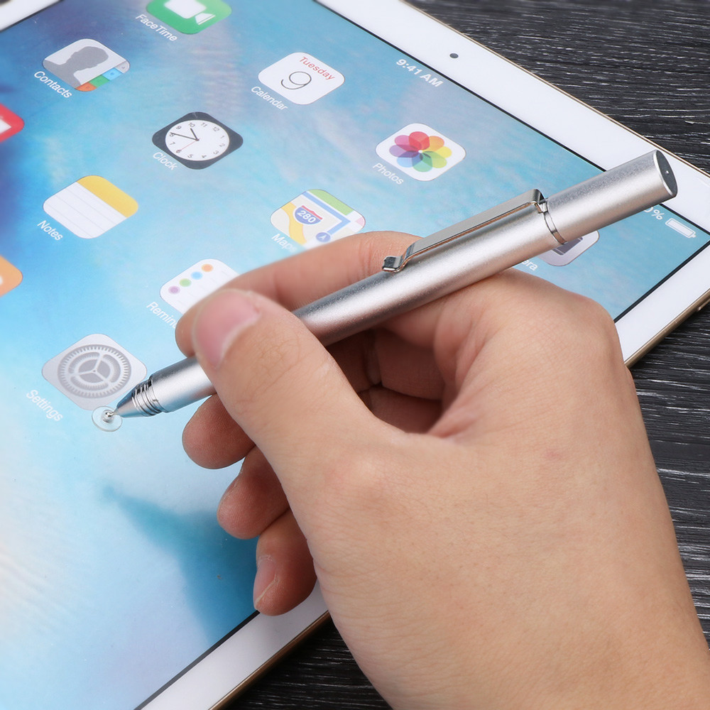 

Универсальный 2 в 1 Высокочувствительный емкостный сенсорный экран Стилус для рисования Ручка для Samsung Планшет мобильного телефона