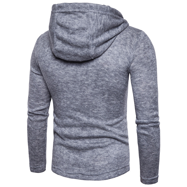 Men's fashion casual knitted thick hoodies sweatshirts Sale - Banggood ...