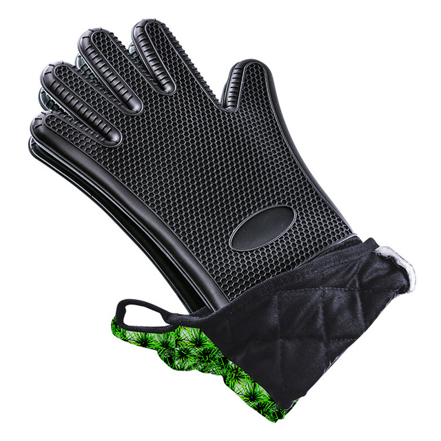 

Silicone Gloves High Temperature Silicone Insulation Gloves Microwave Oven Anti-scalding Waterproof Slippery