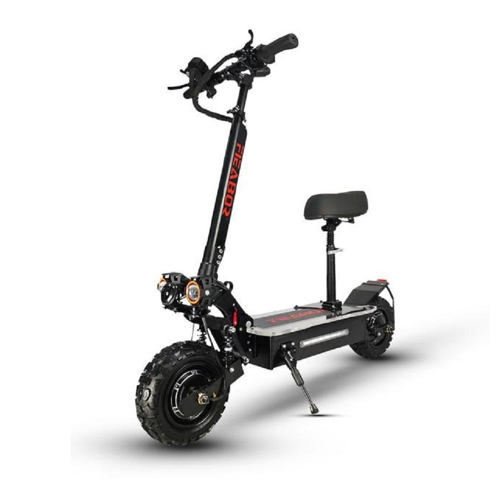 Find EU DIRECT FIEABOR Q06P Oil Brake 5600W 60V 27Ah Dual Motor 11 Inch Electric Scooter 200Kg Max Load 60 80Km Range for Sale on Gipsybee.com with cryptocurrencies