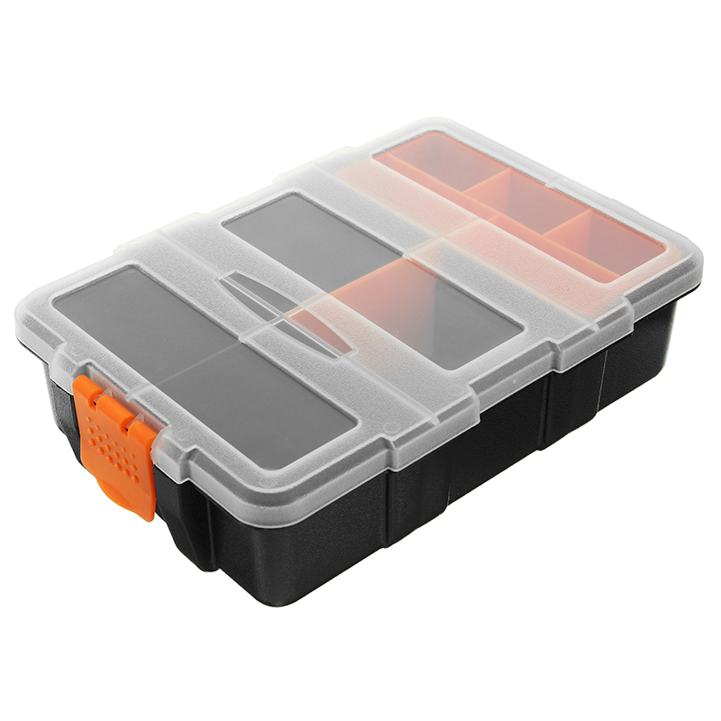 

11 Сетки Пластмассовый ящик коробка для хранения ассортимента Двухслойный контейнер органайзер для ремесленных изделий и