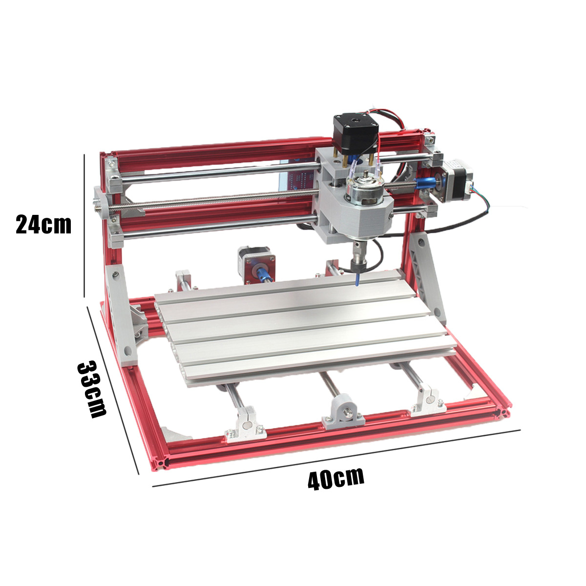 3018 3 Axis Red CNC Wood Engraving Carving PCB Milling Machine Router Engraver GRBLControl 13