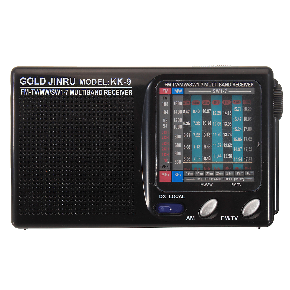 

Portable Full Band Radio FM Stereo Speaker MW SW Radio Receiver Shortwave Receiver