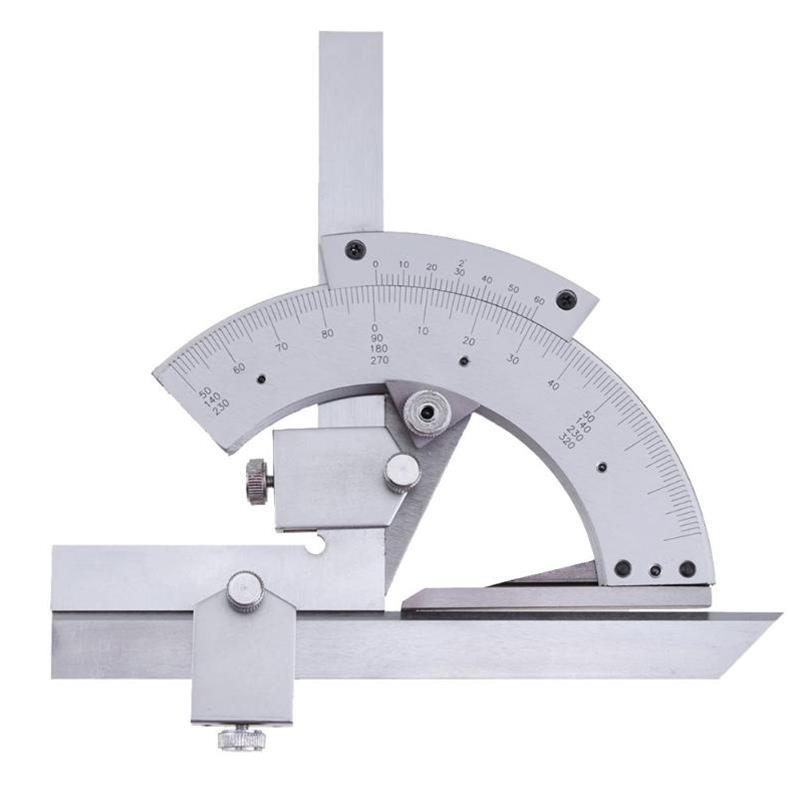 

Universal Protractor 0-320 Degrees/0-360 Degrees Precision Goniometer Angle Measuring Finder Ruler Tool Multi-function Angle Measuring Tool Woodworking Measuring Tool