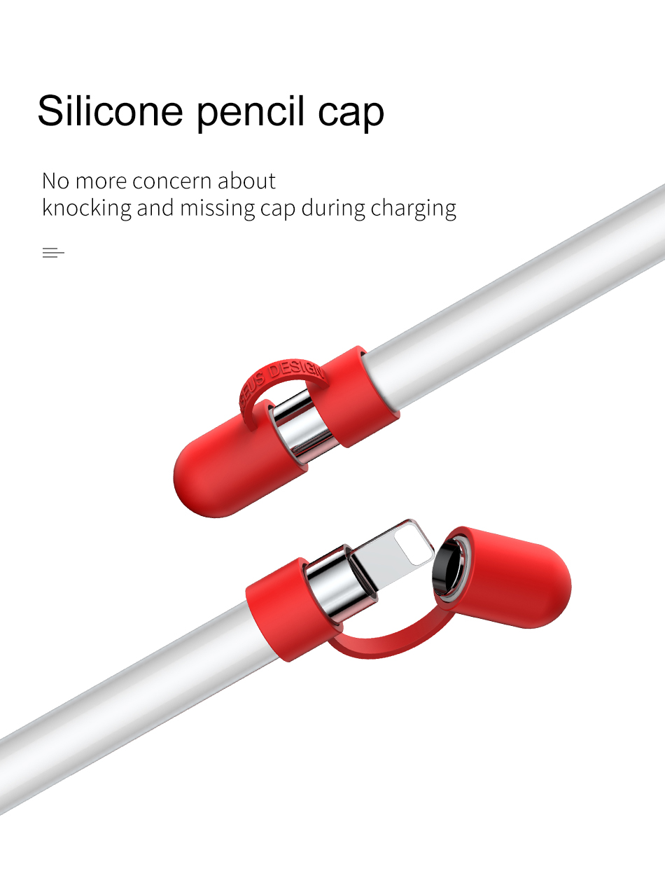 Baseus Silicone Holder With Pencil Cap For Apple Pencil (2015) 16
