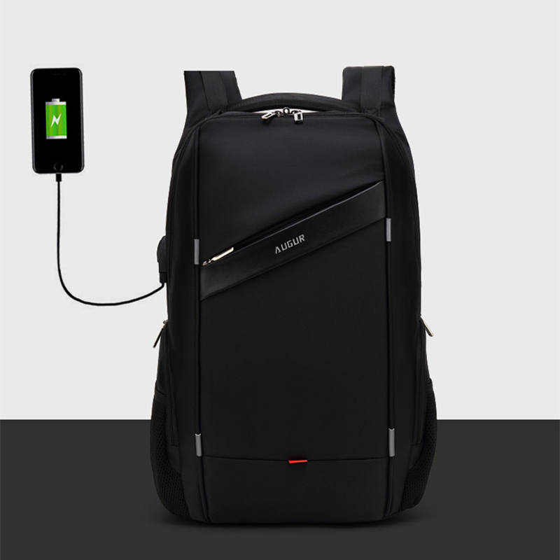 

MenPU 15.6 Laptop USB Charging School Backpack