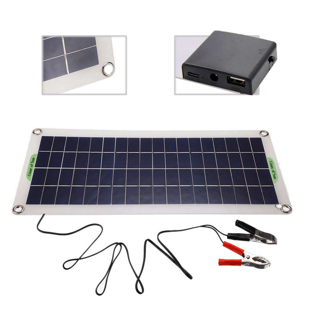 Find 30W Solar Panel Kit 12V Battery Charger 100A Controller USB RV Travel Camping for Sale on Gipsybee.com with cryptocurrencies