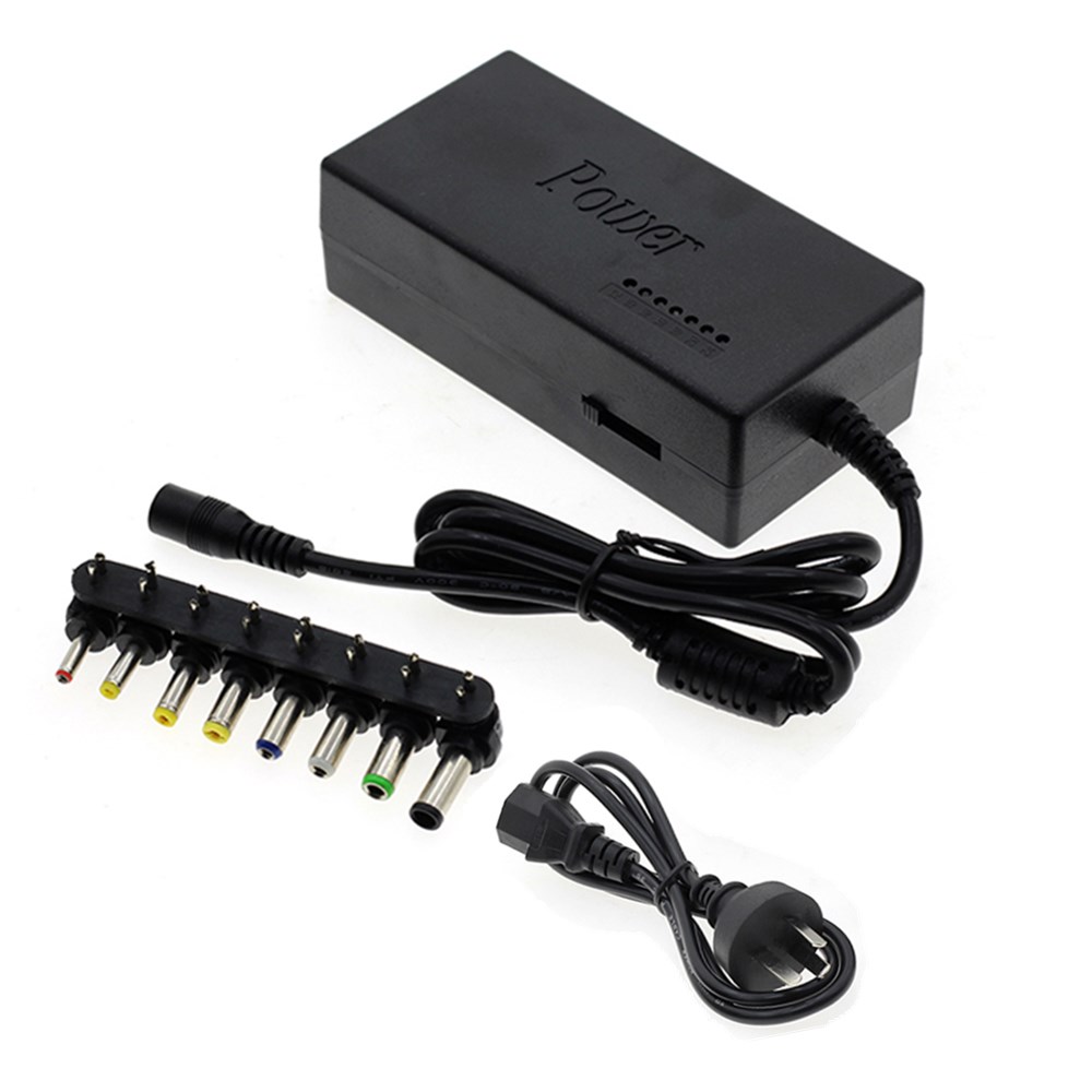 

AC110-240V To DC12-24V 96W Power Adapter Universal Charger AU Plug with 8PCS Swappable Connectors
