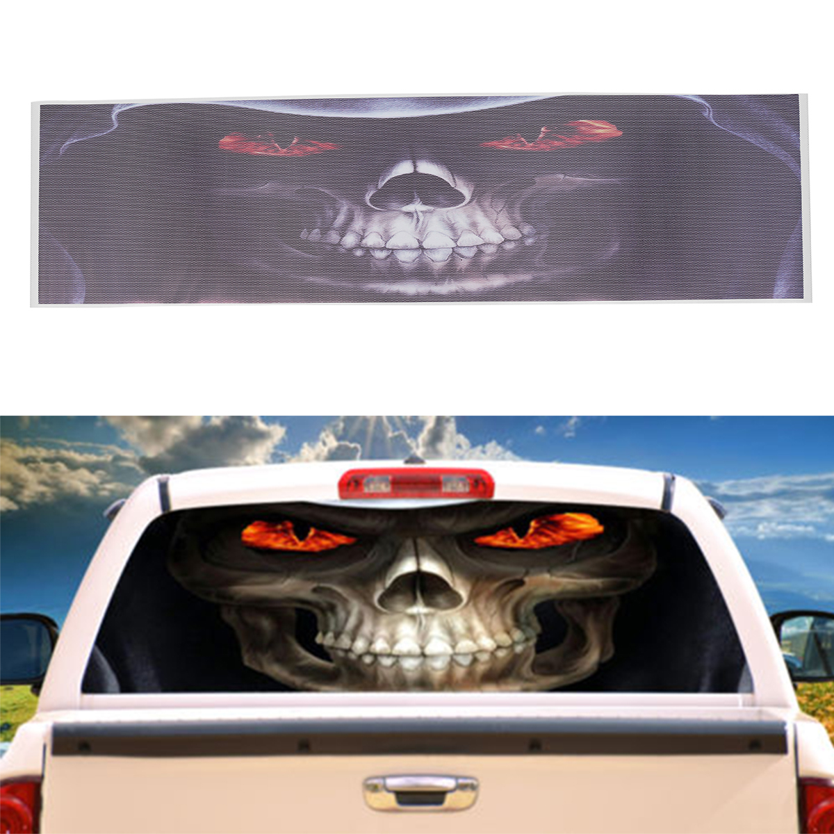 

Grim Reaper Death Car Rear Window Graphic Decal Stickers for Truck Suv Van