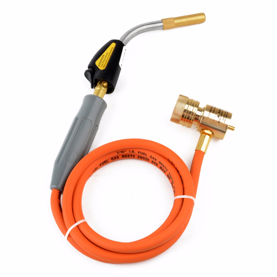 

Adjustable Mapp Gas Self Ignition Plumbing Turbo Torch With Hose Solder Propane Welding For Plumbing Air Conditioning Heating