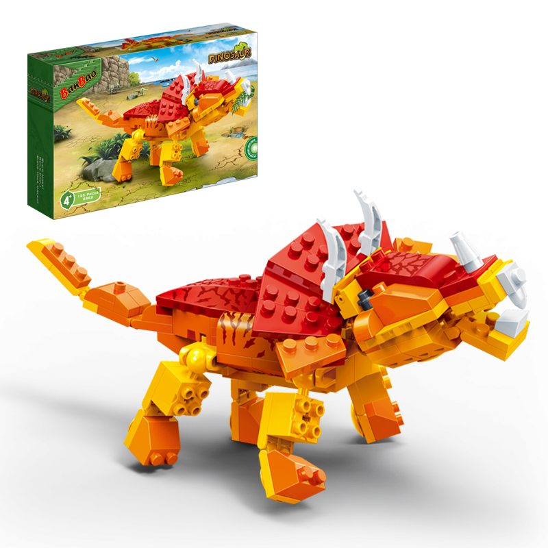

BanBao юрский динозавр World Park Animal Blocks Toys Образовательные строительные кирпичи Модельные игрушки