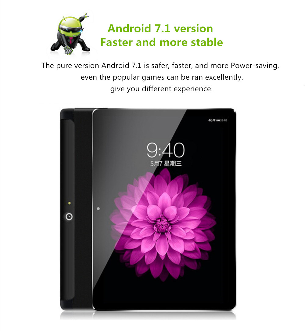Original Box Binai G10Pro 32GB MT6797X Helio X27 Deca Core 10.1 Inch Android 7.1 Dual 4G Tablet Black 37