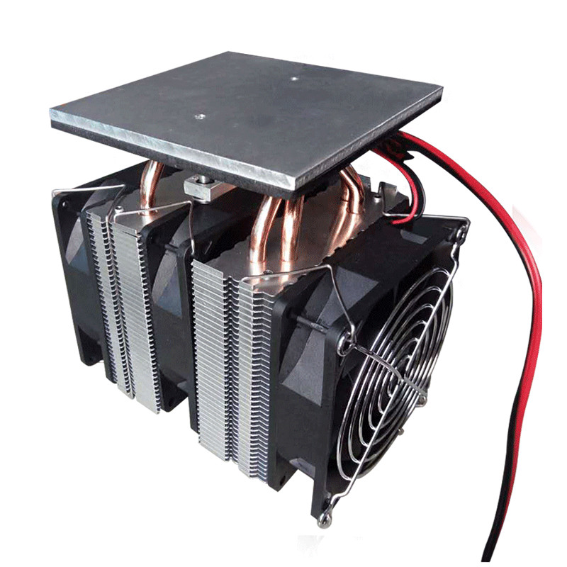 

XD-6028 12V 10A Semiconductor Cooling Equipment Small Refrigerator High Power Radiator System Small Electronic Cooler No Power Supply
