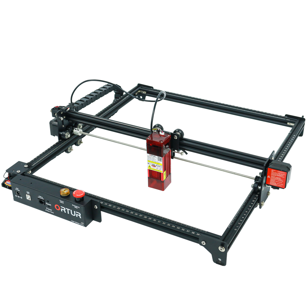 Find ORTUR Laser Master 2 Pro S2 LU2-4 LF SF Laser Engraving Cutting Machine Cutter 400 x 430mm Large Engraving Area Fast Speed 10,000mm/Min High Precision Laser Engraver for Sale on Gipsybee.com with cryptocurrencies