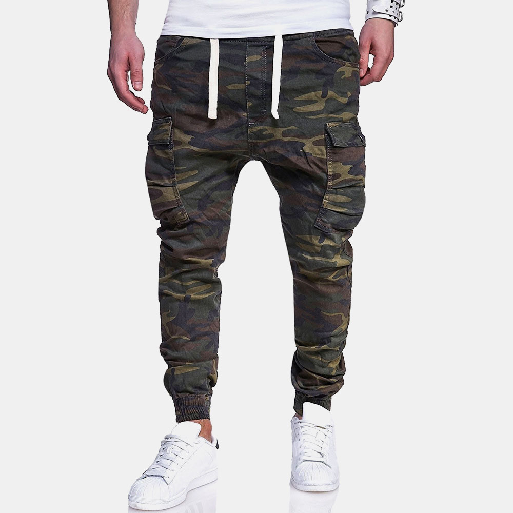 

Men Camouflage Printed Casual Pants Sweatpants