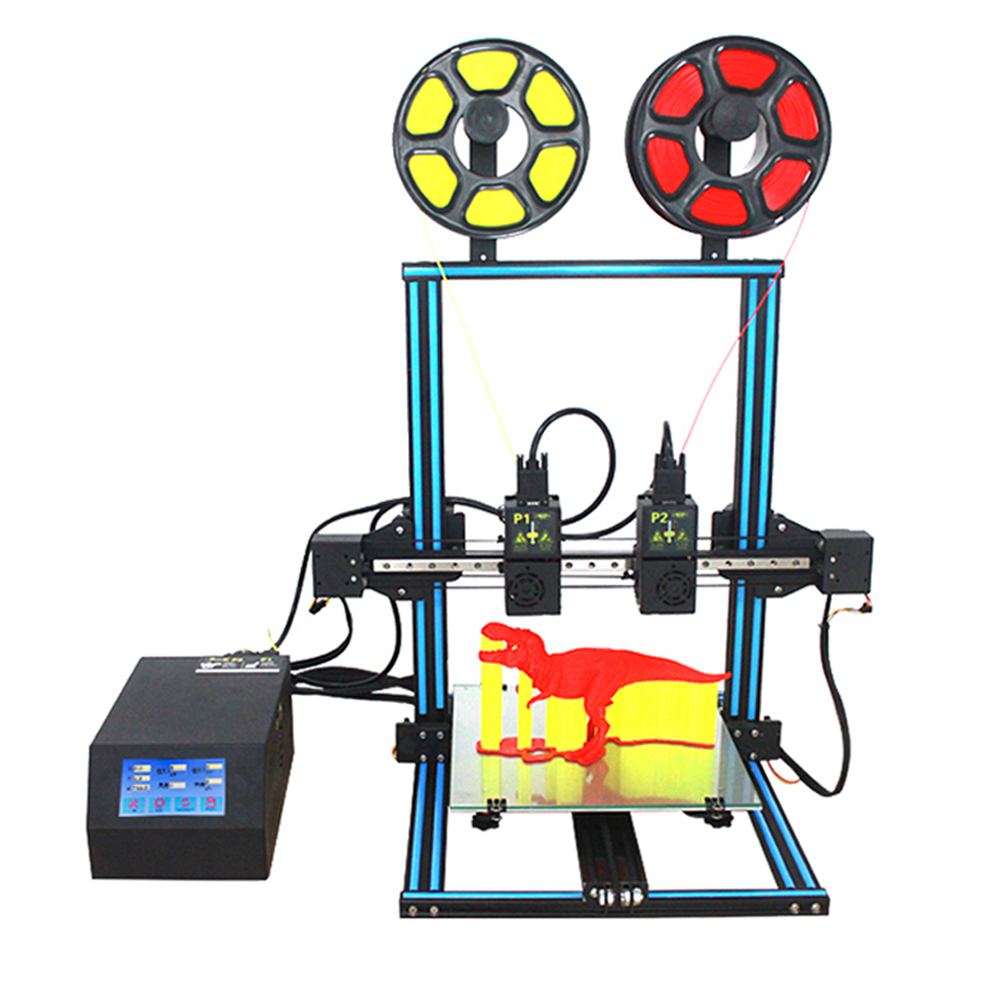 

TENLOG® TL-D3 Dual Extruder 3D Printer Kit 300*300*400mm Printing Size Support Dual Nozzle Print with 7-axis Motor Motherboard