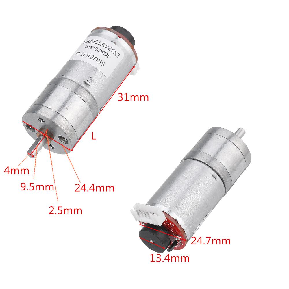 12RPM Speed Reducers Tools LIANGANAN DC 12V Micro Gear Reduction Motor with Encoder Speed Dial Reducer 