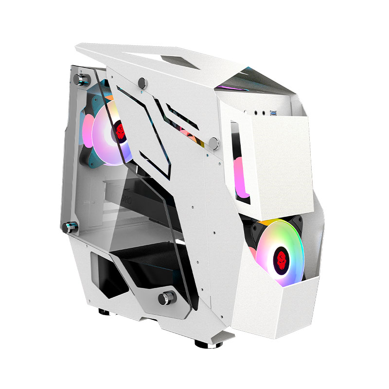 Find Monster ATX Gaming Computer Case Desktop Water Cooled Full Side Penetration With Tempered glass Special Case Support M ATX/ ITX Motherboard for PC Gamer for Sale on Gipsybee.com with cryptocurrencies