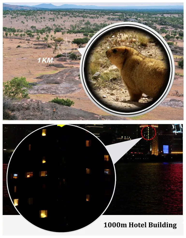 IPRee 12-36X50A/15-45X60A Monocular Bird Watching Telescope HD Optic Zoom Lens View Eyepiece 