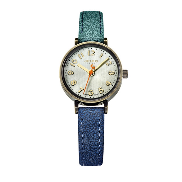 

JULIUS 855 Ретро простые циферблаты Gils Студенческие моды Кварцевые наручные часы