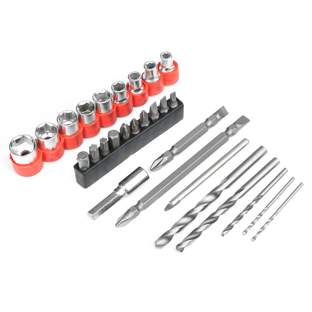 

Power Tool Accessories Drill Bit Screwdriver Bits Set for Electric Hammer Drill Driver Accessories Kit