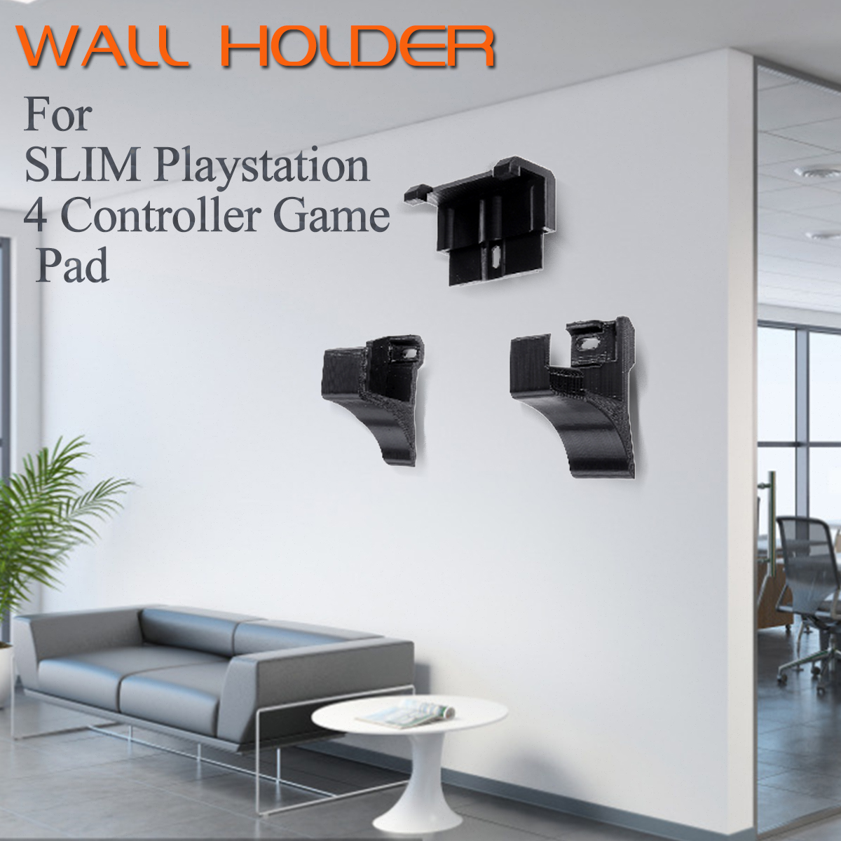 Wall Mount Bracket for Sony Playstation PS4 Pro Slim Console Stand Holder Handheld Stabilizer Bracket 54