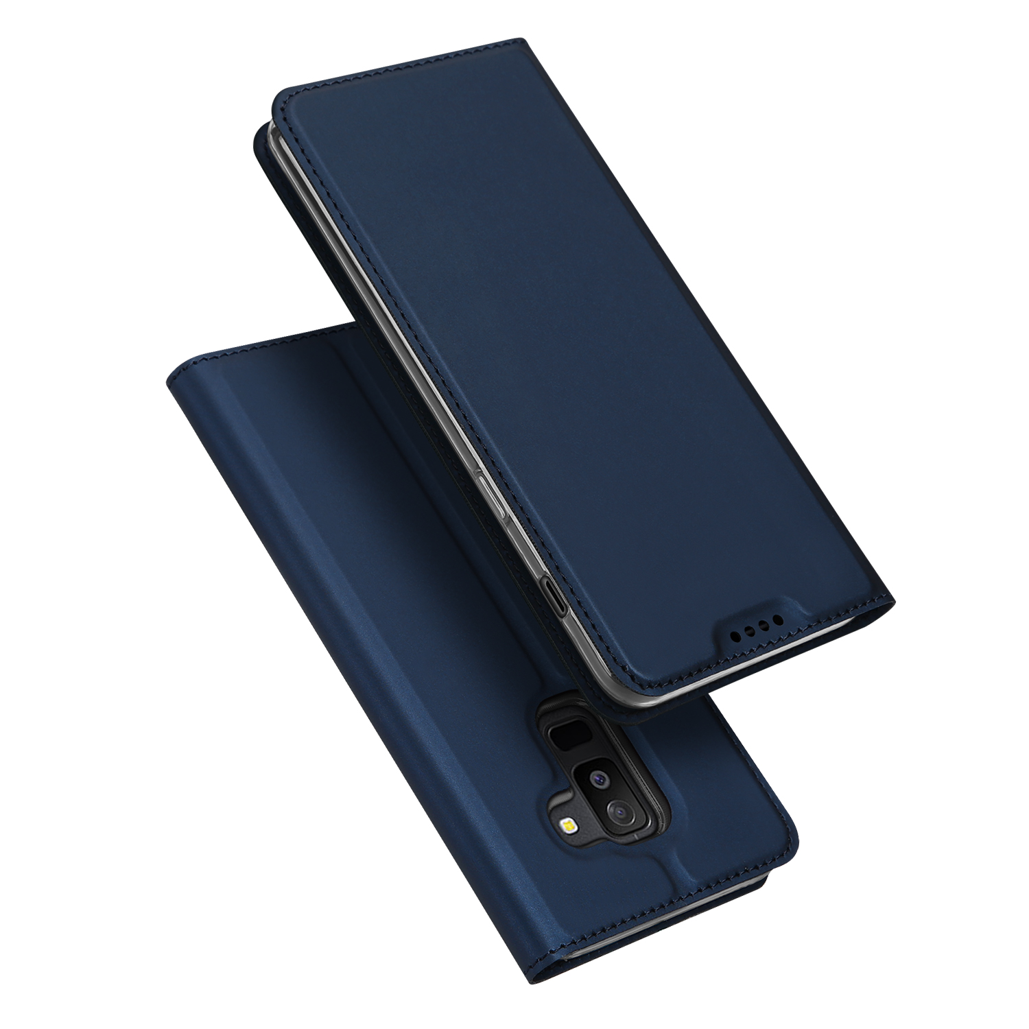 

DUX DUCIS Flip Bracket Card Slot Magnetic Protective Case for Samsung Galaxy A6 Plus 2018