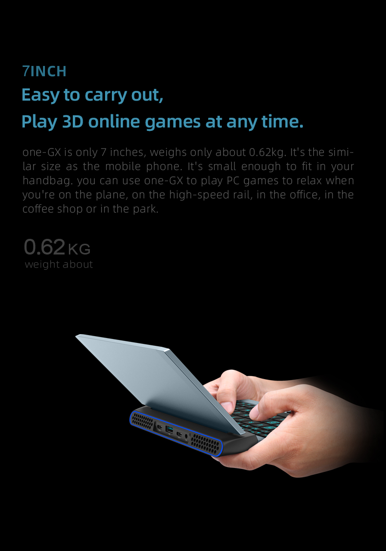ONE-NETBOOK OneGx1 i5-10210Y 16GB RAM 512GB ROM 7 Inch 1920x1200 Windows 10 OS Game Tablet 4
