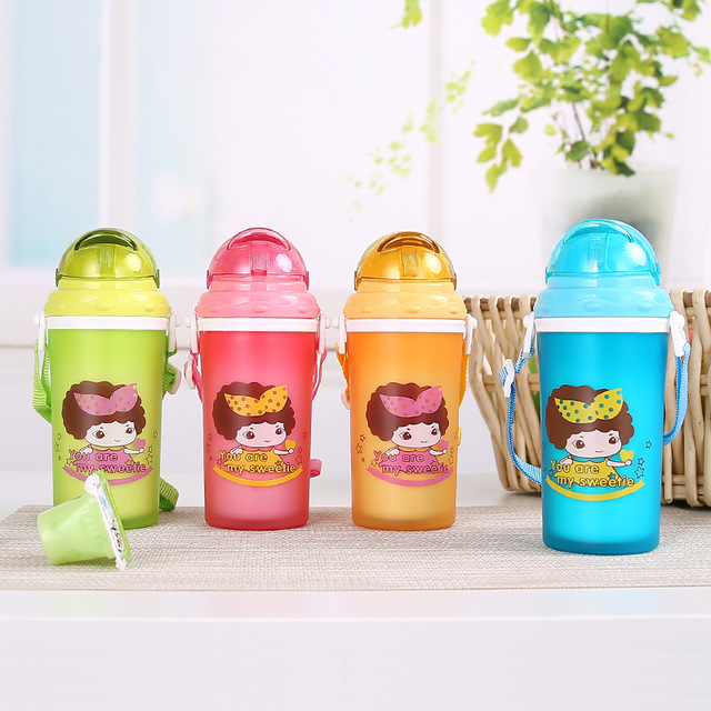 

Creative Season Children's Sippy Cups Kindergarten Baby Drinking Cups With Rope Portable Leak-proof Drinking Kettle 1001