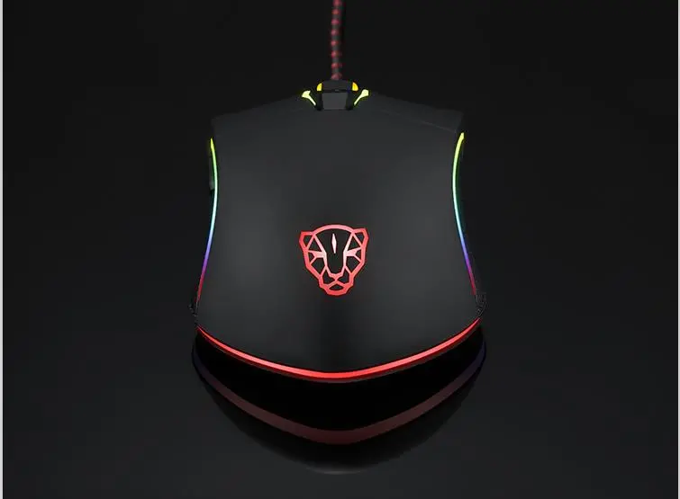 MOTOSPEED V30 Catamount 3500DPI RGB Backlit 6 Buttons Wired Gaming Mouse