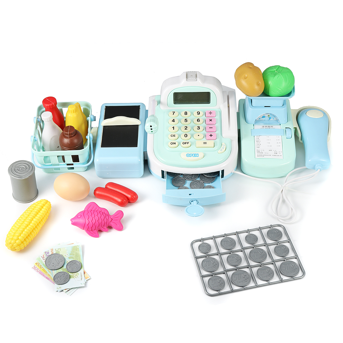 

Супермаркет Till Kids Кассовые игрушки Подарочный набор Детский магазин для девочек Ролевые игры Подарки