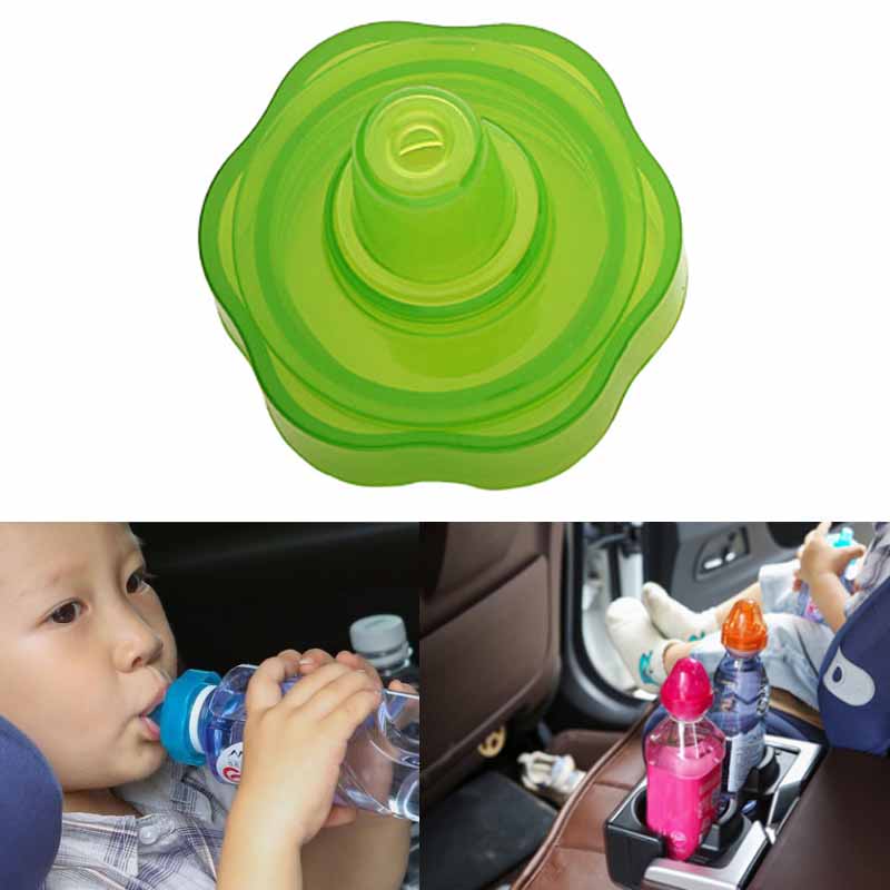 

IPRee® 2Pcs/set Children Kids Outdoor Water Bottle Straw Cover Drinking Water Spill Proof Converter Car Travel