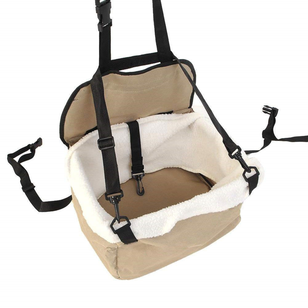 

Portable Soft Safety Dog Cat Puppy Carrier Cage Car Booster Seat Travel Tote Storage Baskets