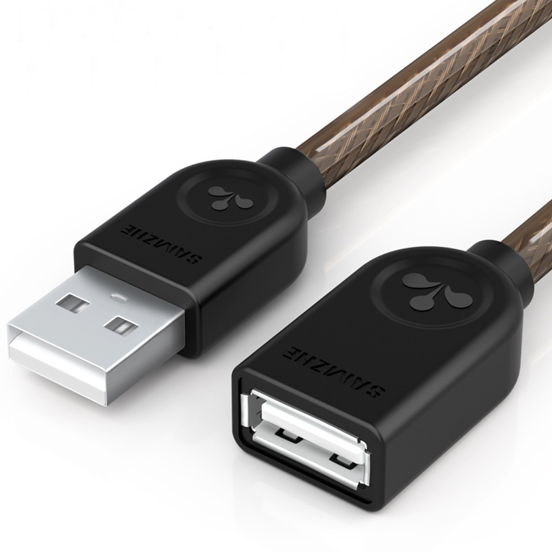 

SAMZHE UK USB 2.0 Extension Cable USB Male to Female Extend Cable 0.5m/1m/1.5m/2m Data Cable