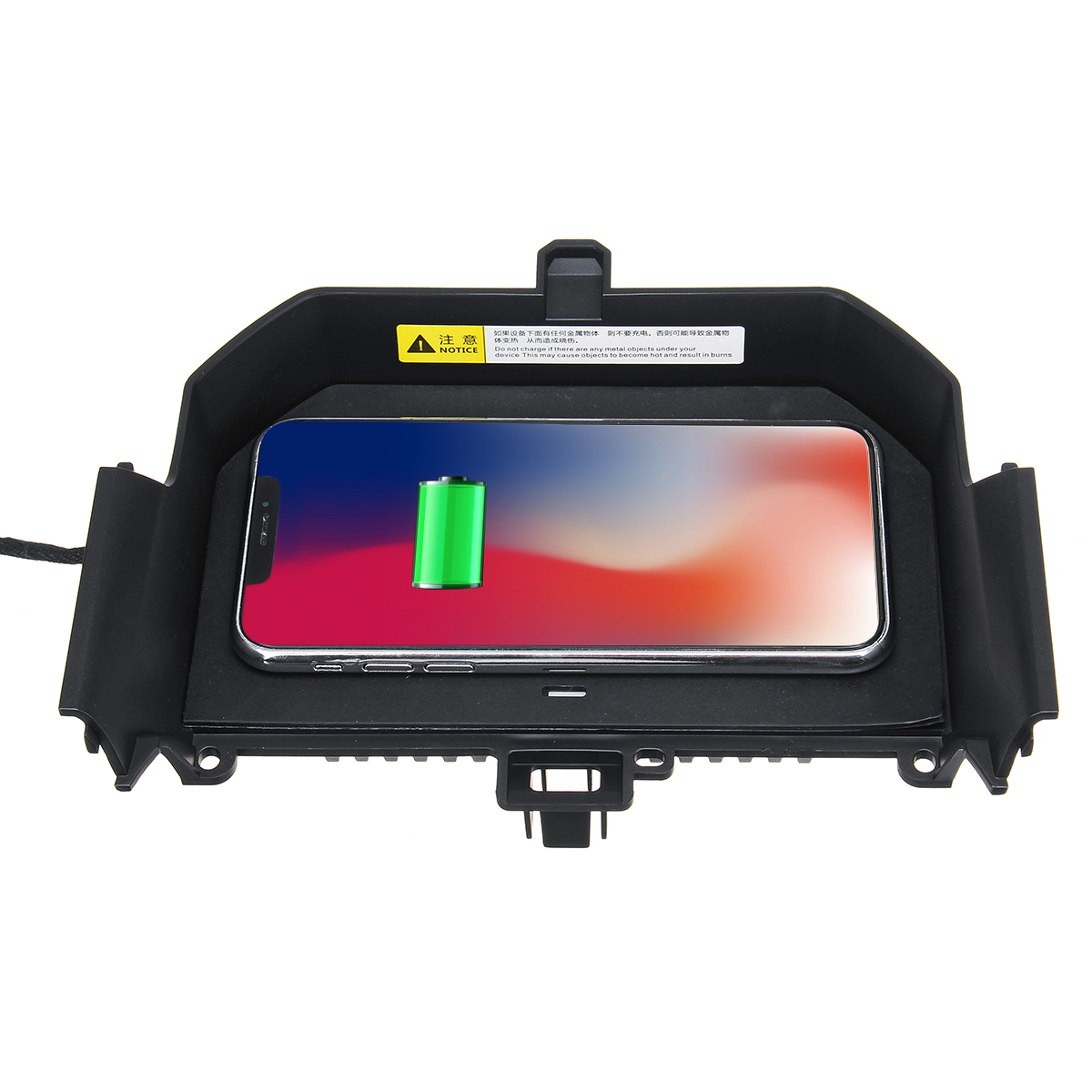 

QI Wireless Charging Phone Charger Car Center Armrest Console Box for BMW 5 6 Series G30 G38 F10 17-18