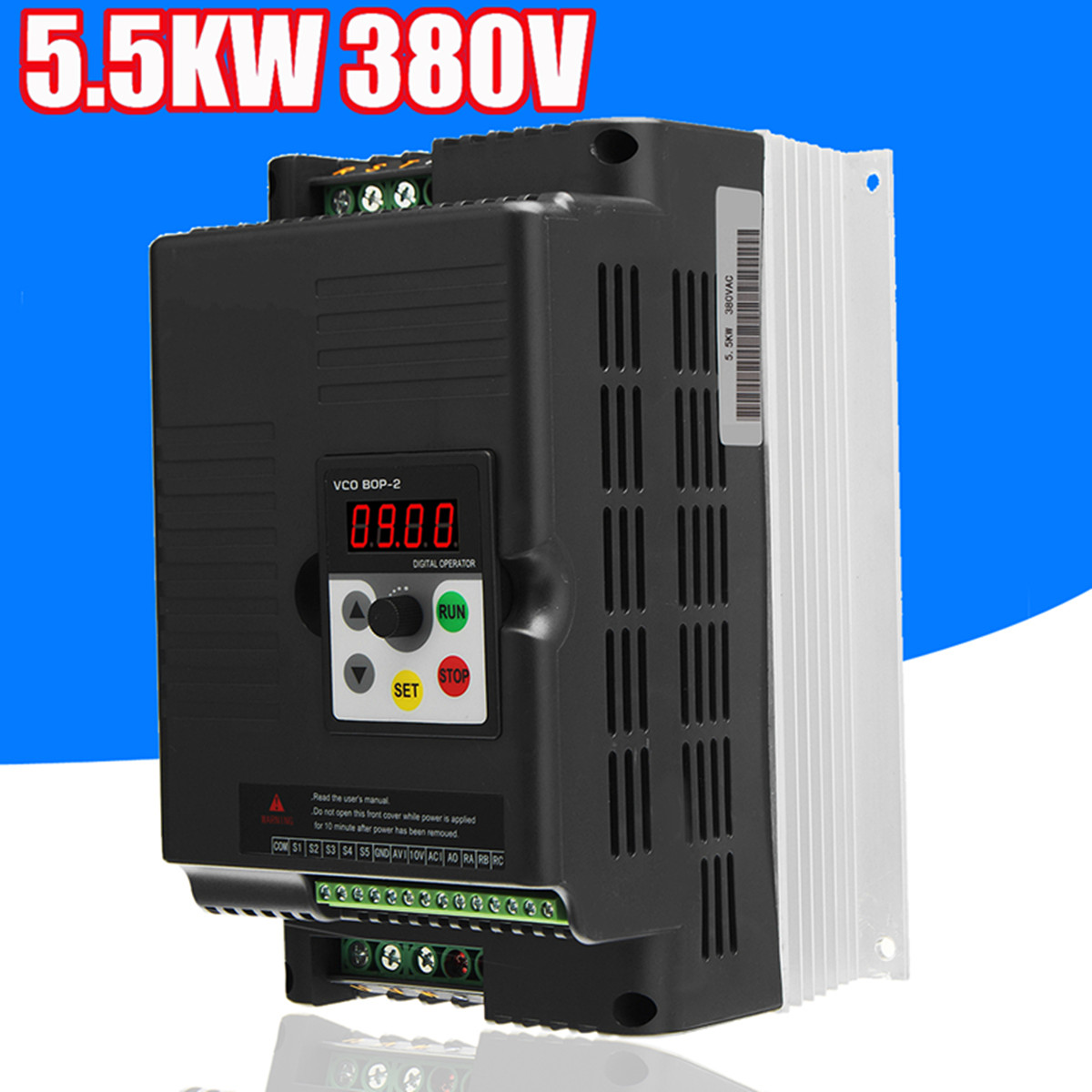 

5.5KW 380V 3-фазный VFD-преобразователь частоты Мотор