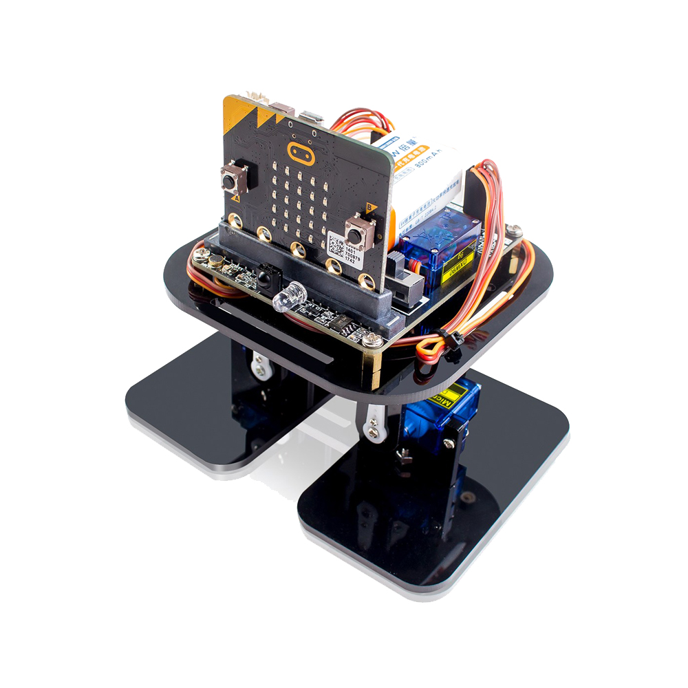 

SunFounder Sloth: bit Humanoid Robotics Learning Kit with Micro: bit Development Board Support APP Programming & Obstacle Avoidance