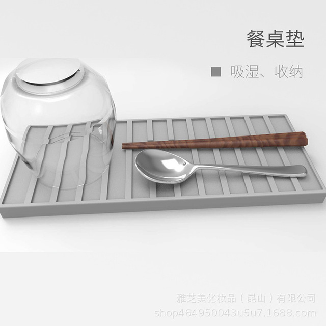 

European Waterproof Table Mat Heat Insulation Pad Creative Placemat Plate Can Be Rectangular Diatom Insulation Pad Speed