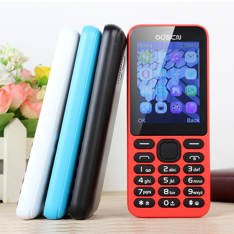 

ODSCN 215 2.4 inch 860mAh Whatsapp FM Radio bluetooth Speaker Dual Sim Mini Card Phone