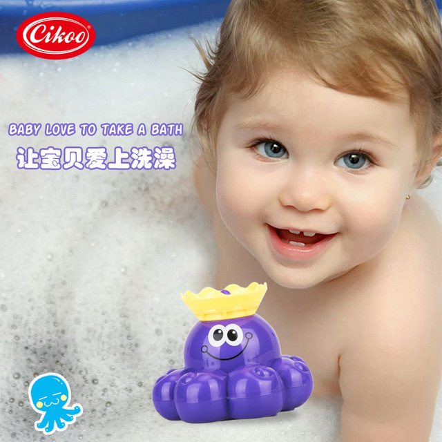 

Cikoo Whale Octopus Playing Water Children's Toy Bath Shower Water Bath New Exotic Electric Shower