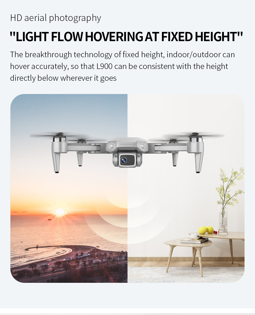 L900 5G WIFI FPV GPS With 4K HD ESC Wide-angle Camera 28nins Flight Time Optical Flow Positioning Brushless Foldable RC Drone Quadcopter RTF 65