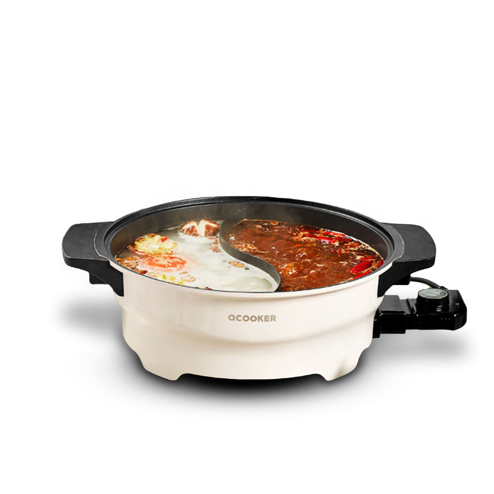 

OCOOKER CR-HG03 1500W 4L Multi-function 2 Grid Electric Hot Pot Non-stick Pot Home Kitchen Cookimg Tools From Xiaomi Youpin