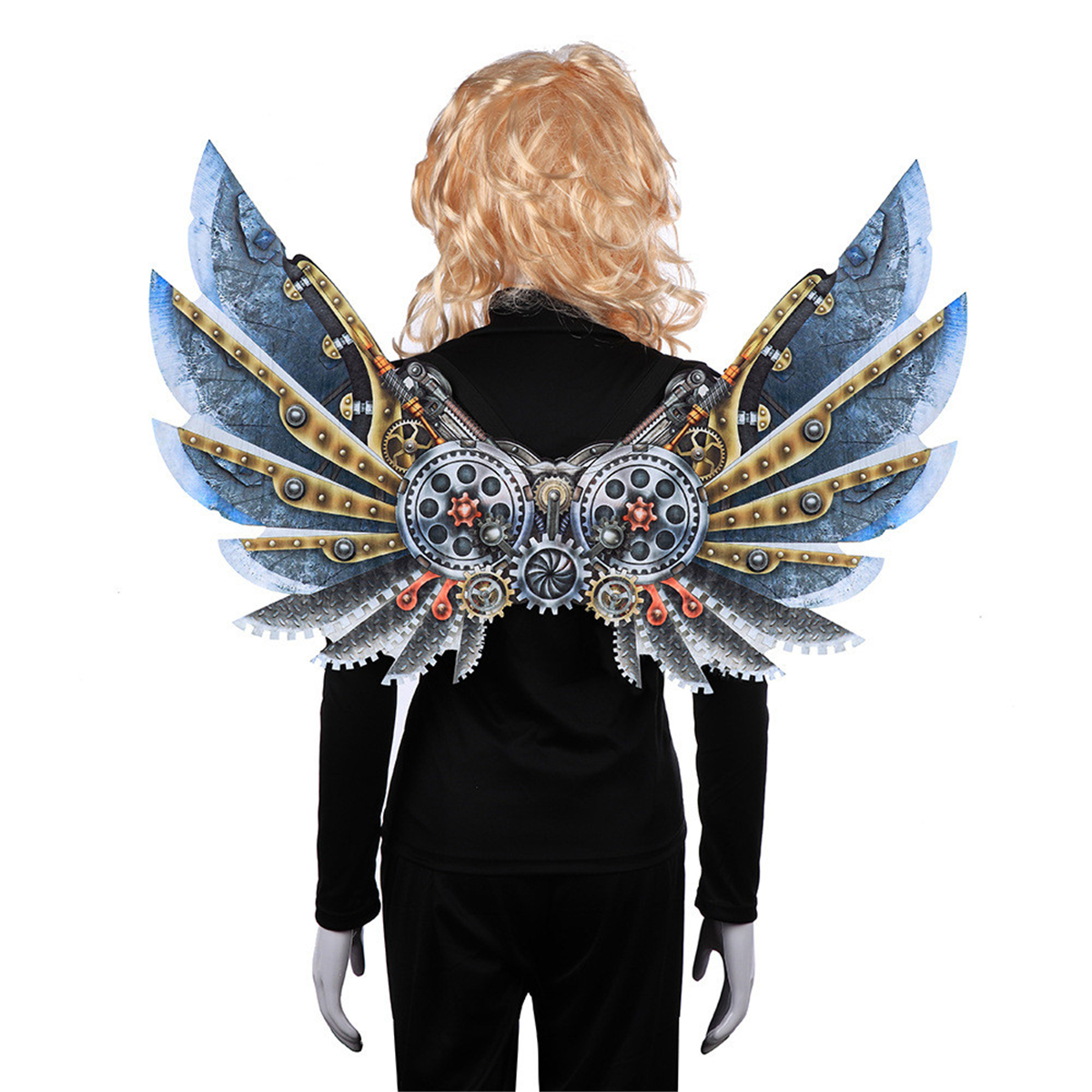 

Mardi Gras Steampunk Gear Wings Cosplay Carnival Party Unisex Costume Wing Props