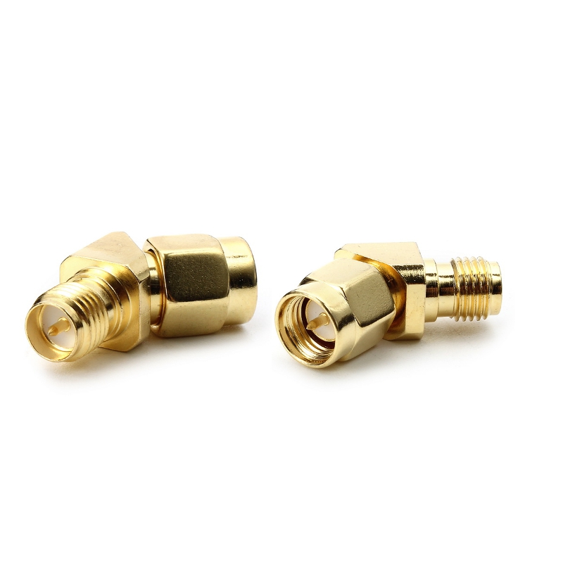 

45/135 Degree SMA Male to RP-SMA Female Antenna Adpater Connector For FPV Goggles RC DroneVTX RX