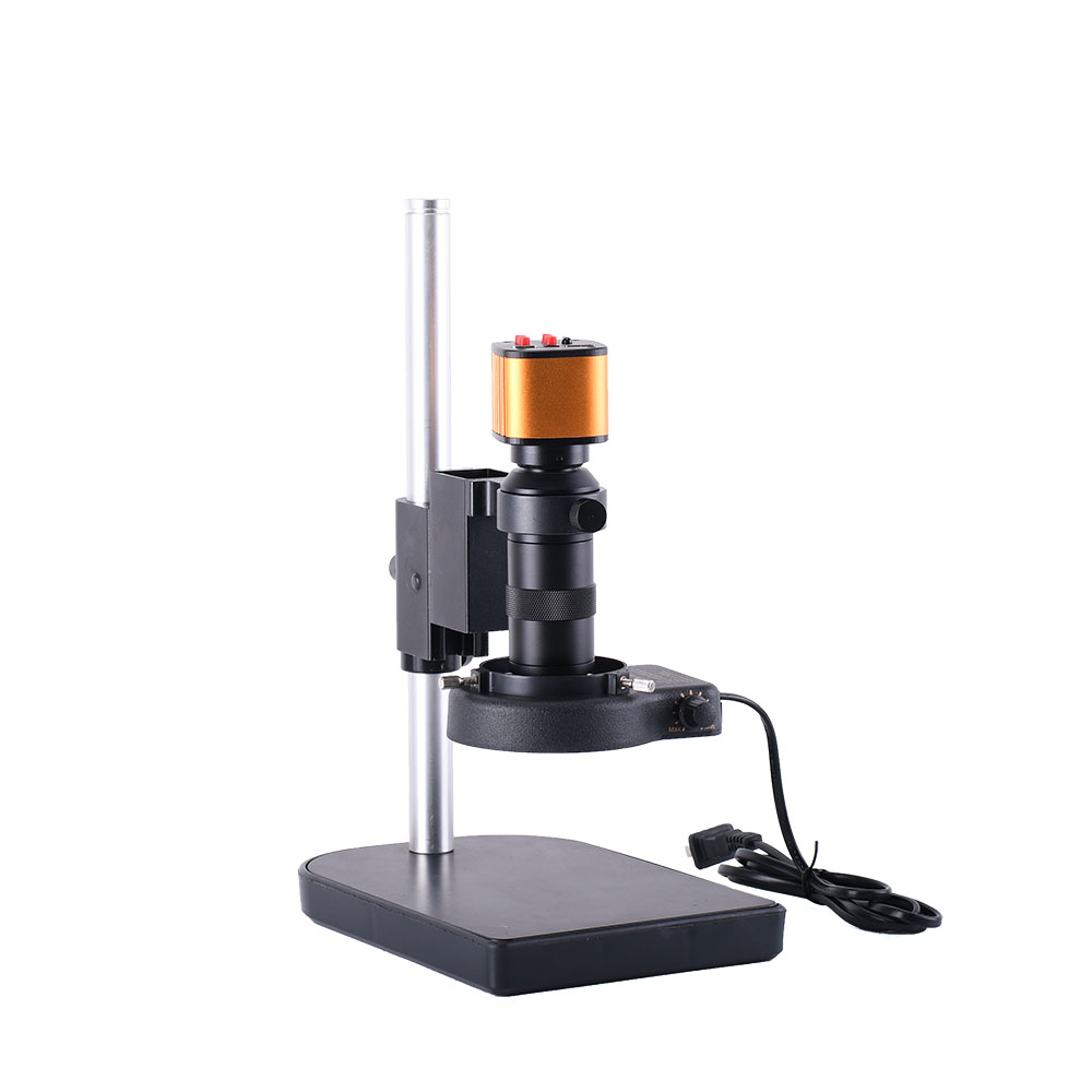 

HAYEAR 16MP Electronic Video Stereo Digital USB Industrial Microscope Camera 150X C-mount Lens Stand For PCB THT Soldering