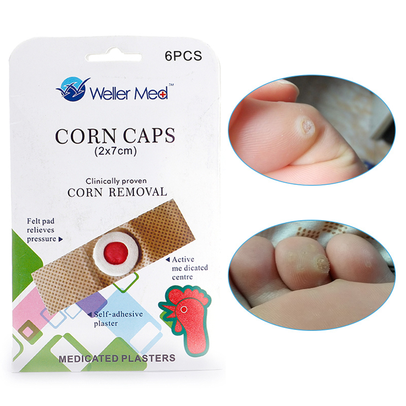 

6pcs Foot Care Medical Plaster Foot Corn Removal